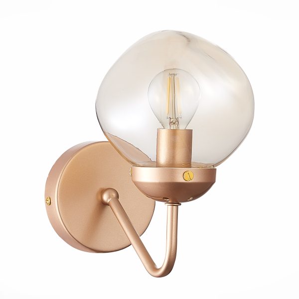 SLE155701-01 Светильник настенный Золотистый/Янтарный E14 1*40W MORE — изображение 2