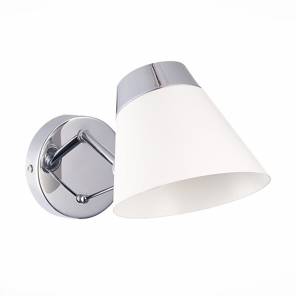 SLE155801-01 Светильник настенный Хром/Белый E14 1*40W VARIO — изображение 2