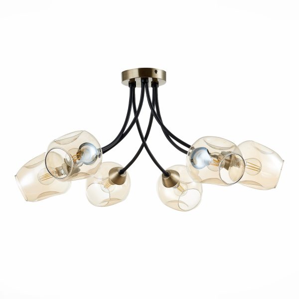 Черный/Янтарный E14 6*40W BESANO