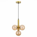 SLE220323-04 Светильник подвесной Золото/Янтарный G9 4*5W 4000K SALERNO — изображение 2