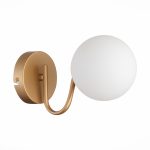 SLE220601-01 Светильник настенный Золотистый/Белый E14 1*40W CALABRIA — изображение 2