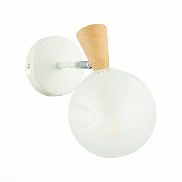 Светлое дерево/Белый E14 1*40W CATANIA