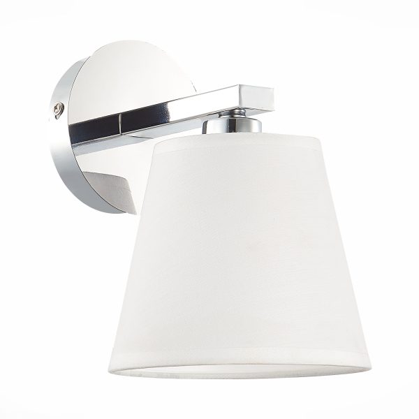 SLE300401-01_02W SLE300401-01 Светильник настенный Хром/Белый E14 1*40W PRATO — изображение 2