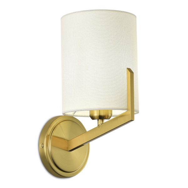 SLE3010-301-01 Светильник настенный Латунь/Белый E27 1*60W LINTON — изображение 2