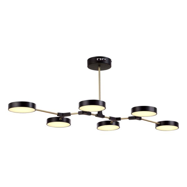 Латунь/Черный LED 6*10W MONTA