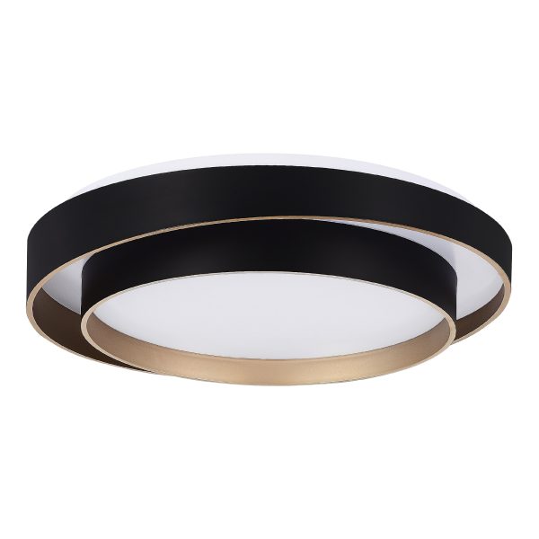 SLE6009-402-01 Светильник потолочный Черный/Белый LED 1*50W 3000K/4000K/6000K CROSBY — изображение 2