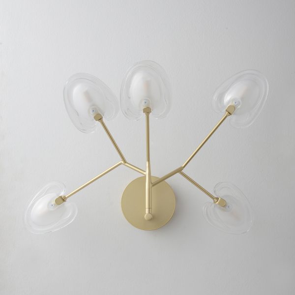 Бра Crystal Lux SOLE AP5 GOLD — изображение 2