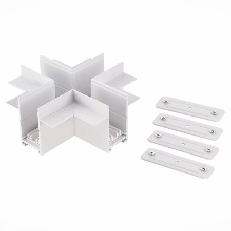 ST021.522.21 X- образный встраиваемый соединитель Skyline 220 ST-Luce Белый SKYLINE 220