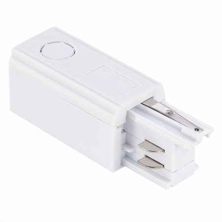 ST030.509.10R Правый Токоподвод для трехфазного шинопровода ST-Luce Белый Трехфазная трековая система