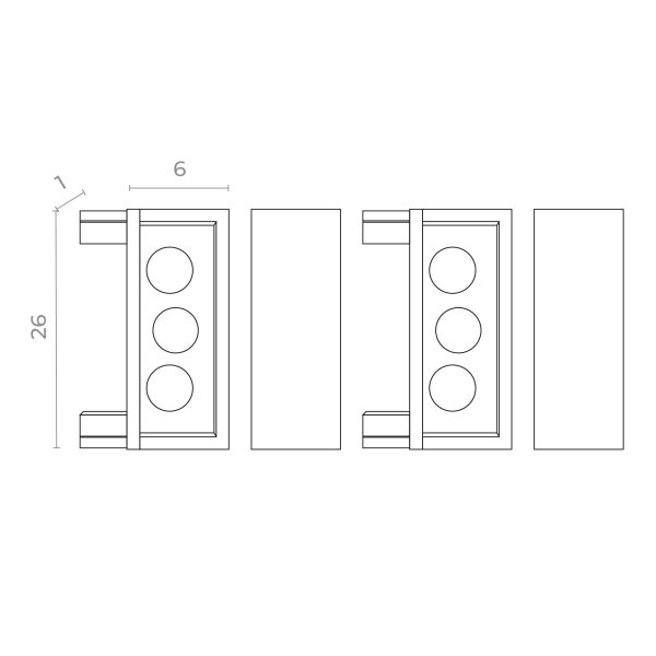 ST067.509.19 Торцевая заглушка SKYFLAT (2 шт) ST-Luce Белый SKYFLAT — изображение 2