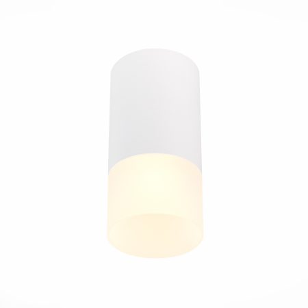 ST100.512.01 Светильник потолочный Белый GU10 1*50W IP20 D64xH131 220V Без ламп Накладные светильники