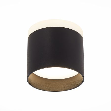 ST102.442.09 Светильник потолочный Черный LED 1*9W 4000K 702Lm Ra>80 120° IP20 D79xH75 170-240V Накладные светильники