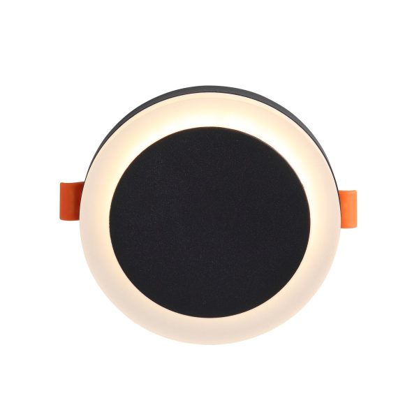 ST104.402.06 Светильник встраиваемый Черный LED 1*6W 3000K 468Lm Ra>80 120° IP20 D110xH20 170-240V Встраиваемые светильники — изображение 2