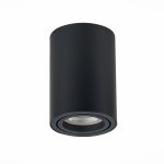 ST108.407.01 Светильник потолочный Черный GU10 1*50W IP20 D70xH100 220V Без ламп Накладные светильники — изображение 2