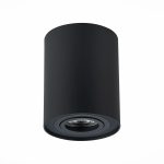 ST108.417.01 Светильник потолочный Черный GU10 1*50W IP20 D98xH124 220V Без ламп Накладные светильники — изображение 2