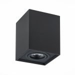 ST109.407.01 Светильник потолочный Черный GU10 1*50W L100xW100xH123 220V Без ламп Накладные светильники — изображение 2