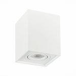 ST109.507.01 Светильник потолочный Белый GU10 1*50W L100xW100xH123 220V Без ламп Накладные светильники — изображение 2