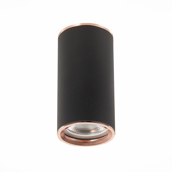 ST111.427.01 Светильник потолочный Черный GU10 1*50W D54xH105 220V Без ламп Накладные светильники — изображение 2