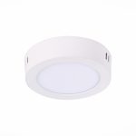 ST112.542.06 Светильник настенно-потолочный Белый LED 1*6W 4000K 370Lm Ra80 120° IP20 D110xH28 90-26 Накладные светильники — изображение 2