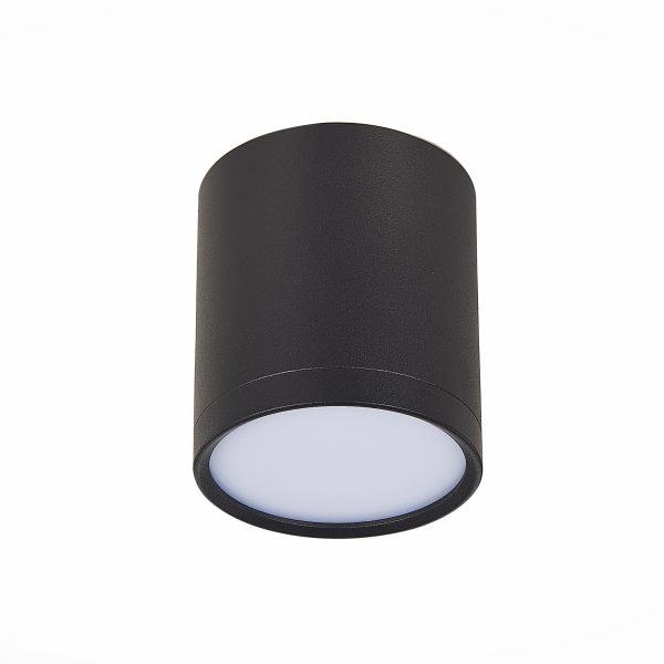 ST113.442.05 Светильник потолочный Черный LED 1*5W 4000K 390Lm Ra>80 120° IP20 D68xH75 170-240V Накладные светильники — изображение 2
