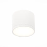 ST113.542.09 Светильник потолочный Белый LED 1*9W 4000K 702Lm Ra>80 120° IP20 D88xH75 170-240V Накладные светильники