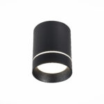 ST115.432.07 Светильник потолочный Черный LED 1*7W 3000K 490Lm Ra>90 120° IP20 D79xH100 170-240V Накладные светильники