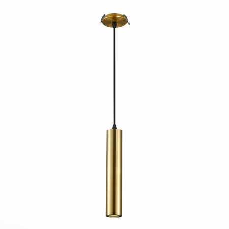 ST151.308.01 Встраиваемый подвесной светильник Золотистый GU10 1*50W  IP20 D54xH290 220V Без ламп Подвесные светильники