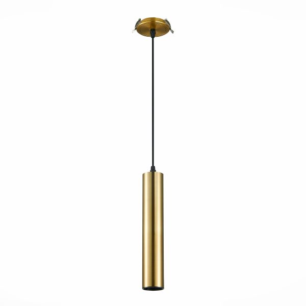 ST151.308.01 Встраиваемый подвесной светильник Золотистый GU10 1*50W  IP20 D54xH290 220V Без ламп Подвесные светильники — изображение 2
