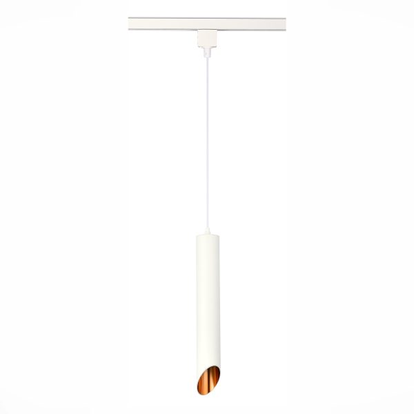 ST152.516.01 Светильник трековый Белый GU10 1*50W IP20 D60xH400 220V Без ламп Однофазная трековая система — изображение 2