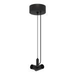 ST1601.459.00 Подвесной токопроводящий угловой соединитель с подводом питания ST-Luce Черный TECHNO — изображение 2