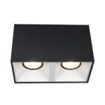 ST168.452.02 Светильник потолочный Черный GU10 2*50W IP20 L82