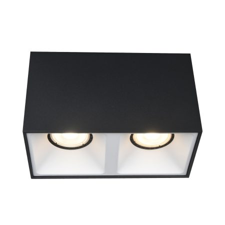 ST168.452.02 Светильник потолочный Черный GU10 2*50W IP20 L82