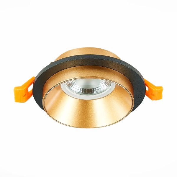 ST206.248.01 Св-к встр. Черный GU10 1*50W  IP20 D92xH38 220V Без ламп Встраиваемые светильники — изображение 2