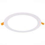 ST209.538.18 Св-к встр. Белый LED 1*18W 3000K 1 296Lm Ra80 110° IP20 D225xH8 90-265V Встраиваемые светильники