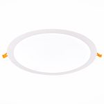 ST209.548.24 Св-к встр. Белый LED 1*24W 4000K 1 848Lm Ra80 110° IP20 D300xH8 90-265V Встраиваемые светильники