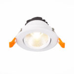 ST211.538.08.36 Св-к встр. Белый LED 1*8W 3000K 640Lm Ra80 36° IP20 D86xH50 220-240V Встраиваемые светильники