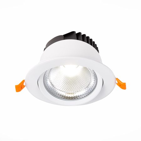 ST211.538.15.36 Св-к встр. Белый LED 1*15W 3000K 1 125Lm Ra80 36° IP20 D109xH65 220-240V Встраиваемые светильники