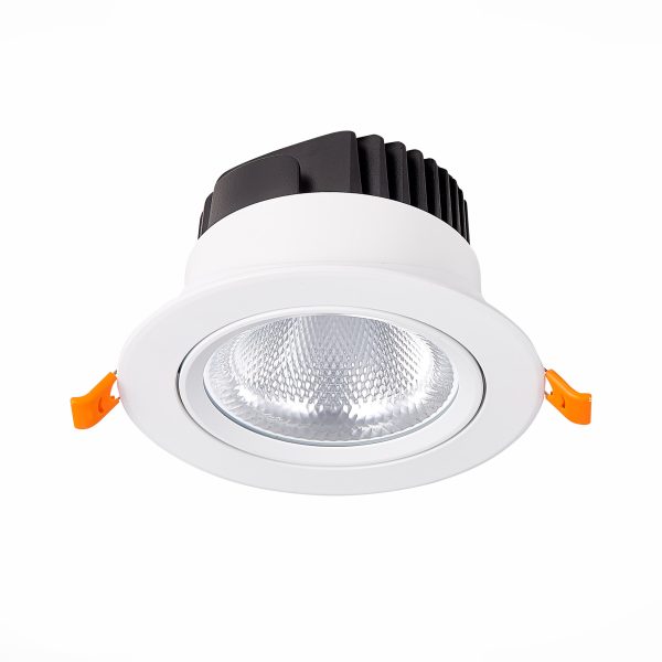 ST211.538.15.36 Св-к встр. Белый LED 1*15W 3000K 1 125Lm Ra80 36° IP20 D109xH65 220-240V Встраиваемые светильники — изображение 2