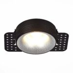 ST218.418.01 Св-к встр. Черный GU10 1*50W IP20 D78xH30 165-265V Без ламп Встраиваемые светильники