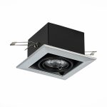 ST250.148.01 Св-к встр. Черный GU10 1*50W L126xW126xH70 220V Без ламп Встраиваемые светильники — изображение 2