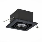 ST250.448.01 Св-к встр. Черный GU10 1*50W L126xW126xH70 220V Без ламп Встраиваемые светильники — изображение 2