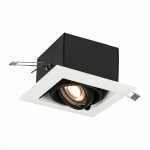 ST250.548.01 Св-к встр. Черный GU10 1*50W L126xW126xH70 220V Без ламп Встраиваемые светильники