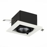 ST250.548.01 Св-к встр. Черный GU10 1*50W L126xW126xH70 220V Без ламп Встраиваемые светильники — изображение 2