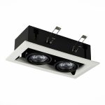 ST250.548.02 Св-к встр. Черный GU10 2*50W L245xW126xH70 220V Без ламп Встраиваемые светильники — изображение 2