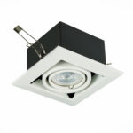 Белый GU10 1*50W IP20 L126xW126xH70 220V Без ламп Встраиваемые светильники