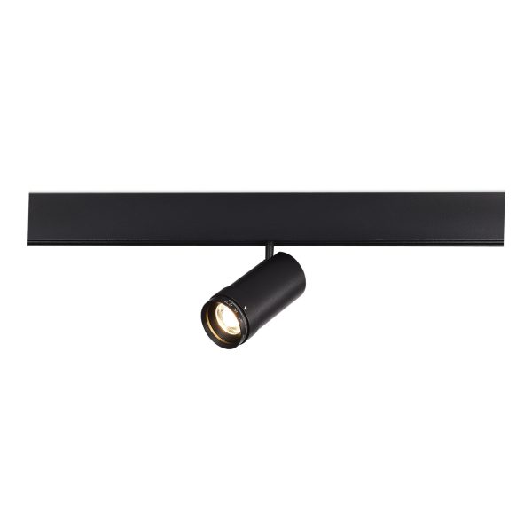 ST357.436.12_01W ST357.436.12 Магнитный трековый светильник ZOOM Черный LED 1*12W 3000K Lm Ra90 10-55° IP20 D50xH160 SKYLINE 48
