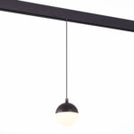 ST358.433.07 Магнитный трековый светильник подвесной Черный LED 1*7W 3000K 520Lm Ra>80 120° IP20 D90 SKYLINE 48
