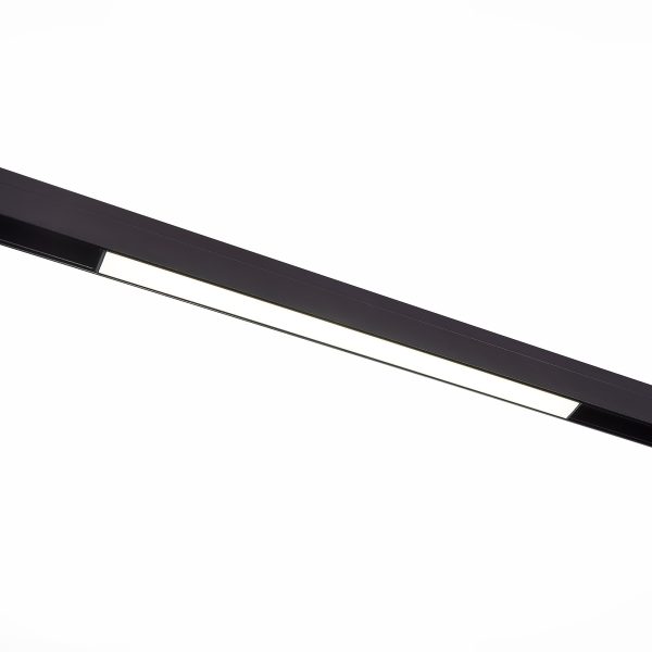 ST360.436.12_01W ST360.436.12 Магнитный трековый светильник Черный LED 1*12W 3000K 780Lm Ra>90 120 IP20 L406xW22xH44 SKYLINE 48