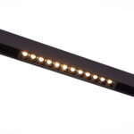 ST361.436.12 Магнитный трековый светильник Черный LED 1*12W 3000K 1 009Lm Ra>90 36° IP20 L222xW22xH4 SKYLINE 48