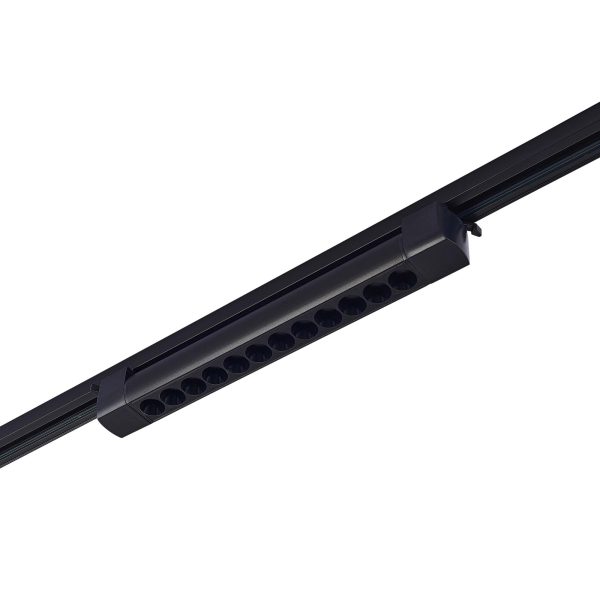 ST367.436.20 Св-к трек. Черный LED 1*20W 3000K 1 500Lm Ra>90 36° IP20 L387xW49xH54 170-240V Однофазная трековая система — изображение 2